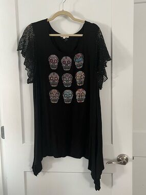 Sugar skulls shirt XXL
